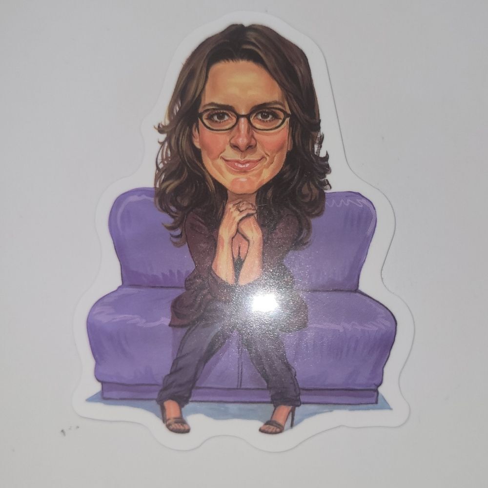 Tina Faye Sticker Character